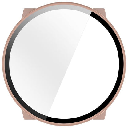 For Suunto Run Tempered Film Integrated PC Watch Protective Cover(Pink) by bashfashion