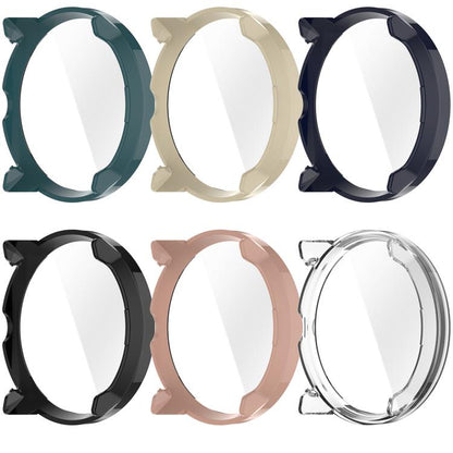 For Suunto Run Tempered Film Integrated PC Watch Protective Cover(Pink) by bashfashion