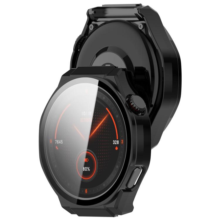 For Honor Watch 5 Ultra Tempered Film Integrated PC Watch Protective Cover(Black) by bashfashion