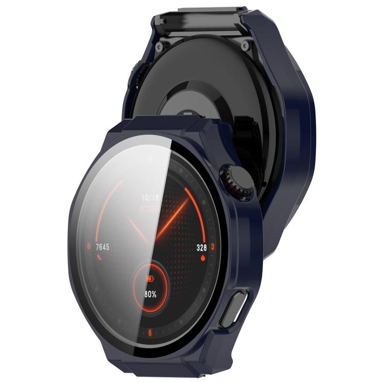 For Honor Watch 5 Ultra Tempered Film Integrated PC Watch Protective Cover(Ink Blue) by bashfashion