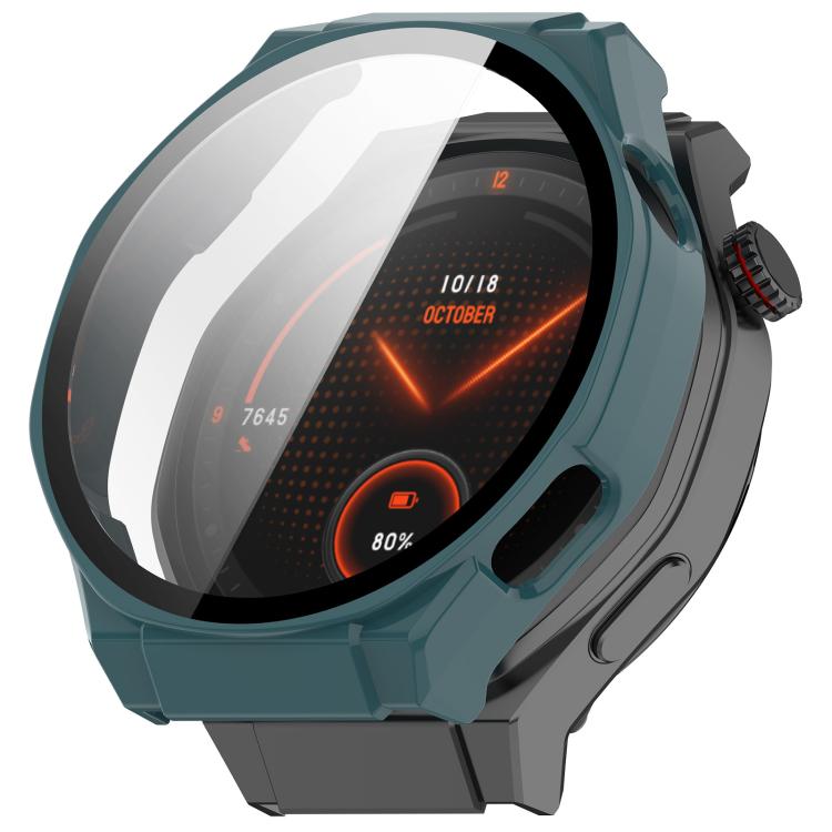 For Honor Watch 5 Ultra Tempered Film Integrated PC Watch Protective Cover(Pine Green) by bashfashion