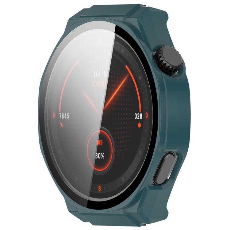 For Honor Watch 5 Ultra Tempered Film Integrated PC Watch Protective Cover(Pine Green) by bashfashion