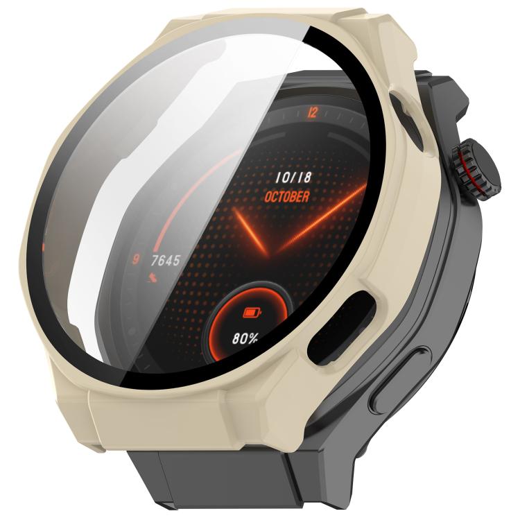 For Honor Watch 5 Ultra Tempered Film Integrated PC Watch Protective Cover(White) by bashfashion