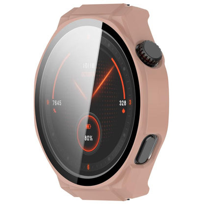 For Honor Watch 5 Ultra Tempered Film Integrated PC Watch Protective Cover(Pink) by bashfashion