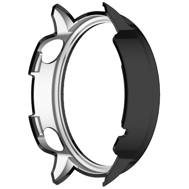 For OnePlus Watch 3 43mm Single Row Diamond Half Coverage Hollow PC Watch Protective Cover(Black) by bashfashion