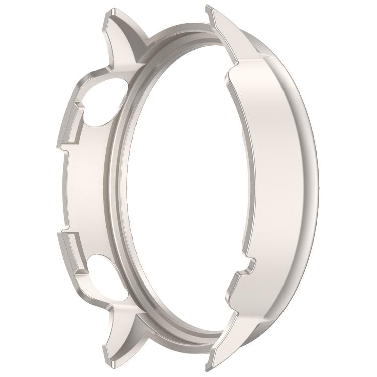 For OnePlus Watch 3 43mm Single Row Diamond Half Coverage Hollow PC Watch Protective Cover(Glossy Starlight Color) by bashfashion