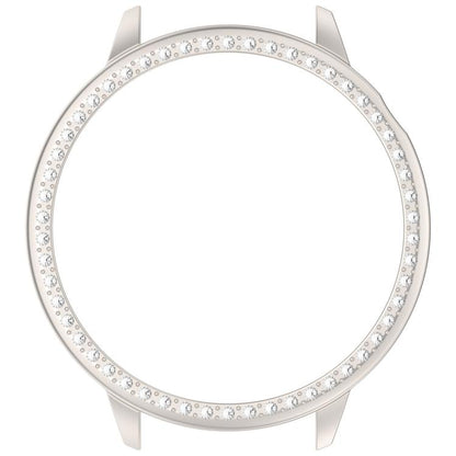 For OnePlus Watch 3 43mm Single Row Diamond Half Coverage Hollow PC Watch Protective Cover(Glossy Starlight Color) by bashfashion