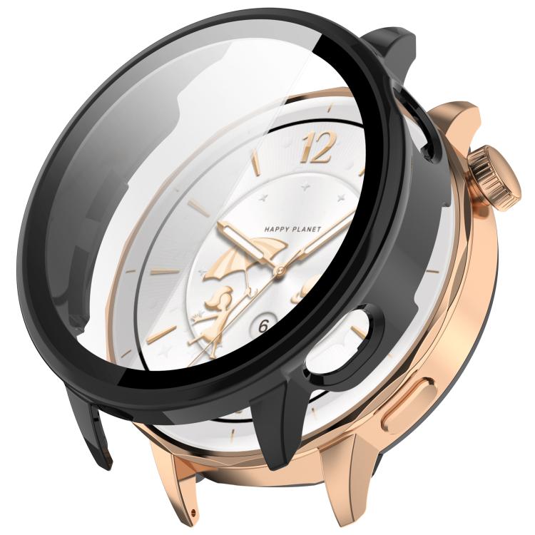 For OnePlus Watch 3 43mm Tempered Film Integrated PC Watch Protective Cover(Black) by bashfashion