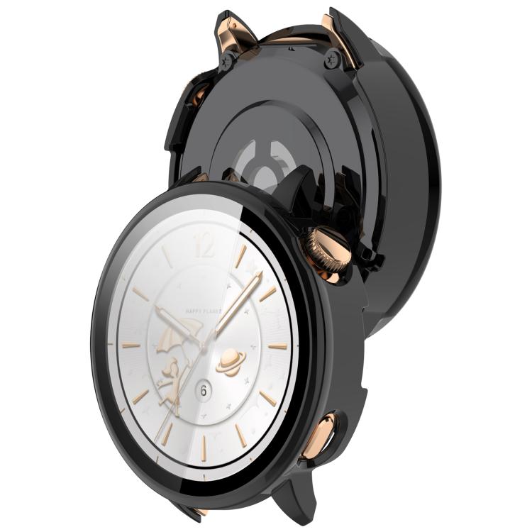 For OnePlus Watch 3 43mm Tempered Film Integrated PC Watch Protective Cover(Black) by bashfashion