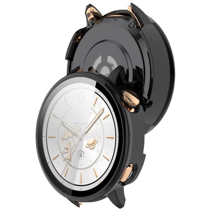 For OnePlus Watch 3 43mm Tempered Film Integrated PC Watch Protective Cover(Black) by bashfashion