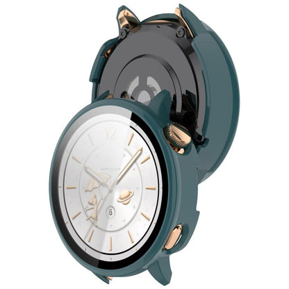For OnePlus Watch 3 43mm Tempered Film Integrated PC Watch Protective Cover(Pine Green) by bashfashion