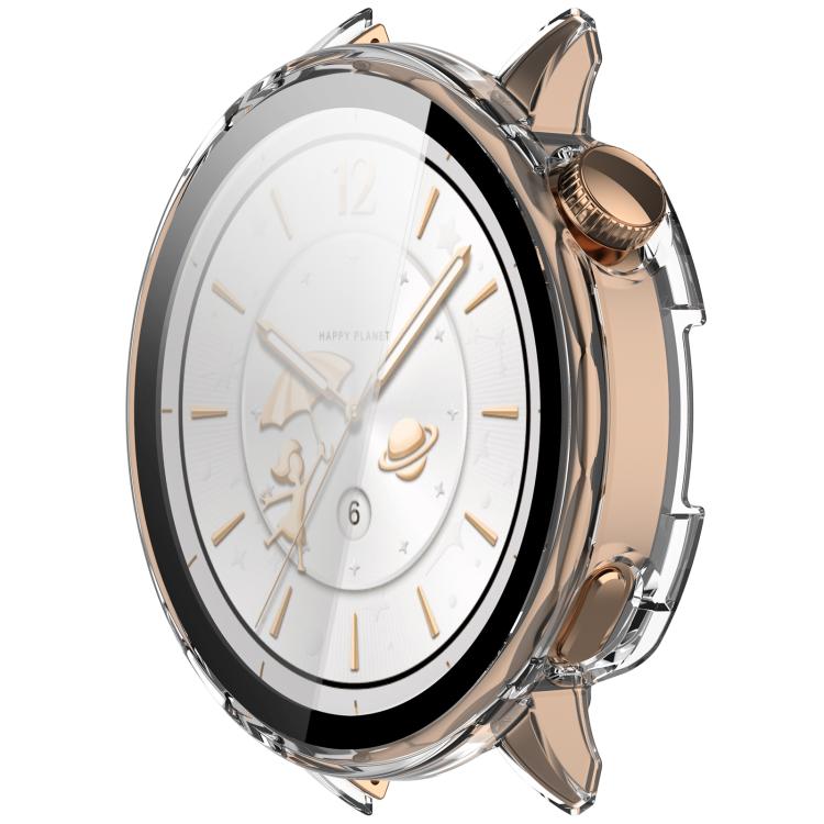 For OnePlus Watch 3 43mm Tempered Film Integrated PC Watch Protective Cover(Transparent) by bashfashion