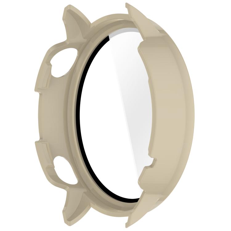 For OnePlus Watch 3 43mm Tempered Film Integrated PC Watch Protective Cover(Ivory White) by bashfashion