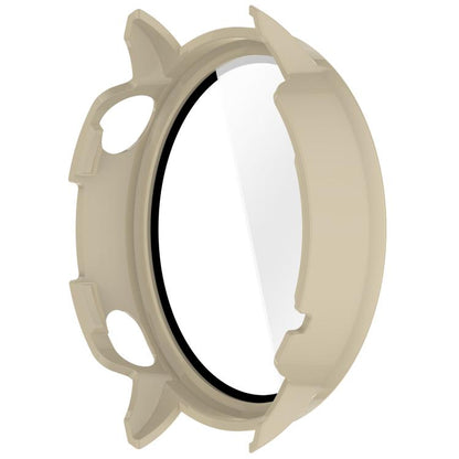 For OnePlus Watch 3 43mm Tempered Film Integrated PC Watch Protective Cover(Ivory White) by bashfashion