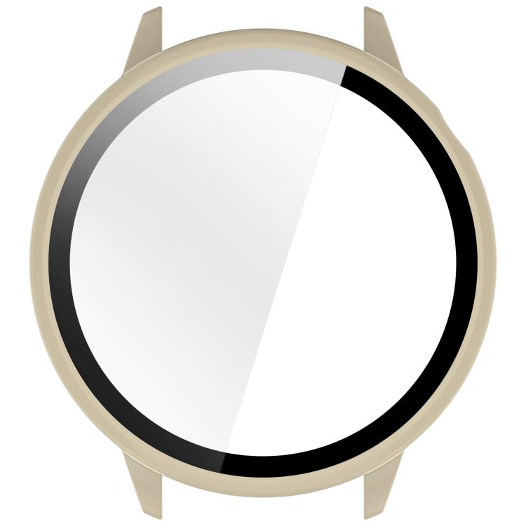 For OnePlus Watch 3 43mm Tempered Film Integrated PC Watch Protective Cover(Ivory White) by bashfashion