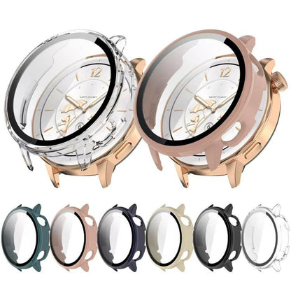 For OnePlus Watch 3 43mm Tempered Film Integrated PC Watch Protective Cover(Black) by bashfashion