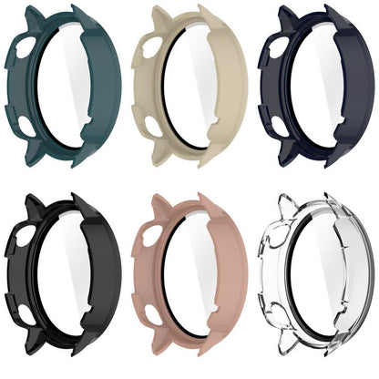 For OnePlus Watch 3 43mm Tempered Film Integrated PC Watch Protective Cover(Pink) by bashfashion