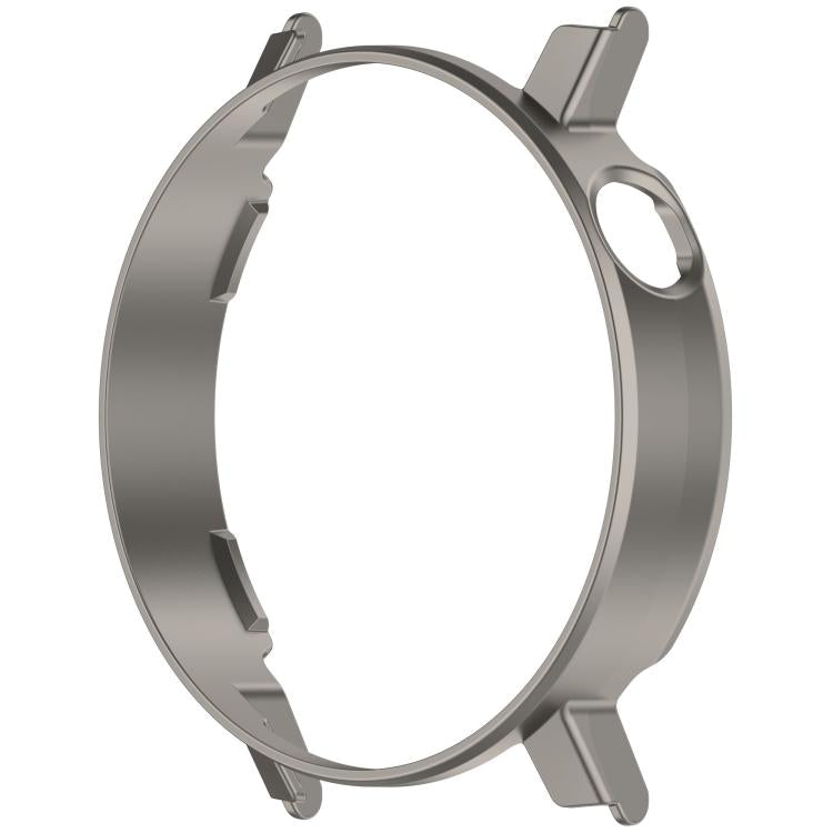 For CMF Watch 3 Pro Half Coverage Hollowed PC Watch Protective Cover(Titanium Steel Color) by bashfashion