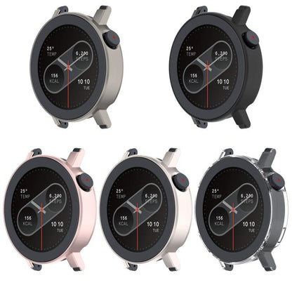 For CMF Watch 3 Pro Half Coverage Hollowed PC Watch Protective Cover(Titanium Steel Color) by bashfashion