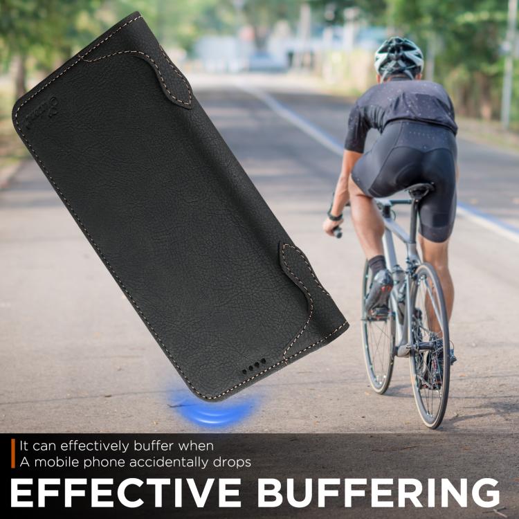 For iPhone 17 Pro Max SUTENI J07 Multifunctional Horizontal Flip Magsafe Leather Phone Case(Black) by Suteni