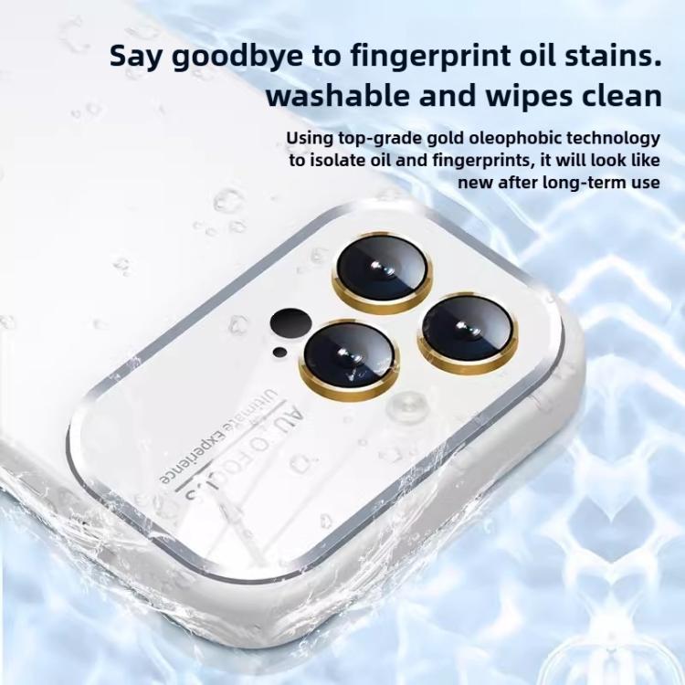 For iPhone 16 Kalebol Large Windows Frosted Liquid Silicone Phone Case(Cream) by Kalebol