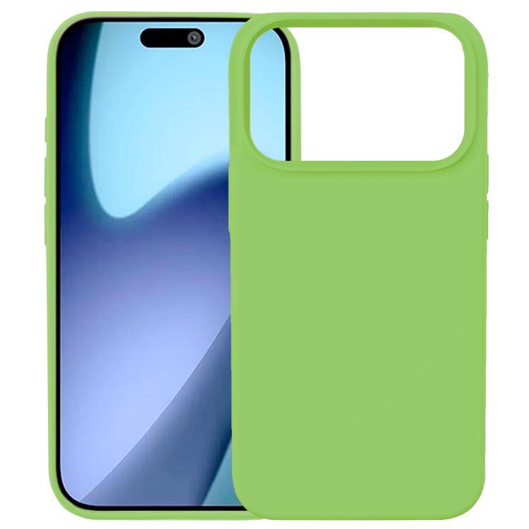 For iPhone 17 Pro Max Kalebol Solid Color Simple All-inclusive Liquid Silicone Phone Case(Green) by Kalebol