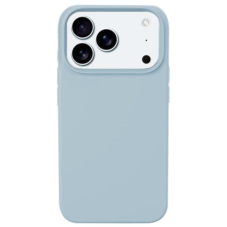 For iPhone 17 Pro Max Kalebol Solid Color Simple All-inclusive Liquid Silicone Phone Case(Light Blue) by Kalebol