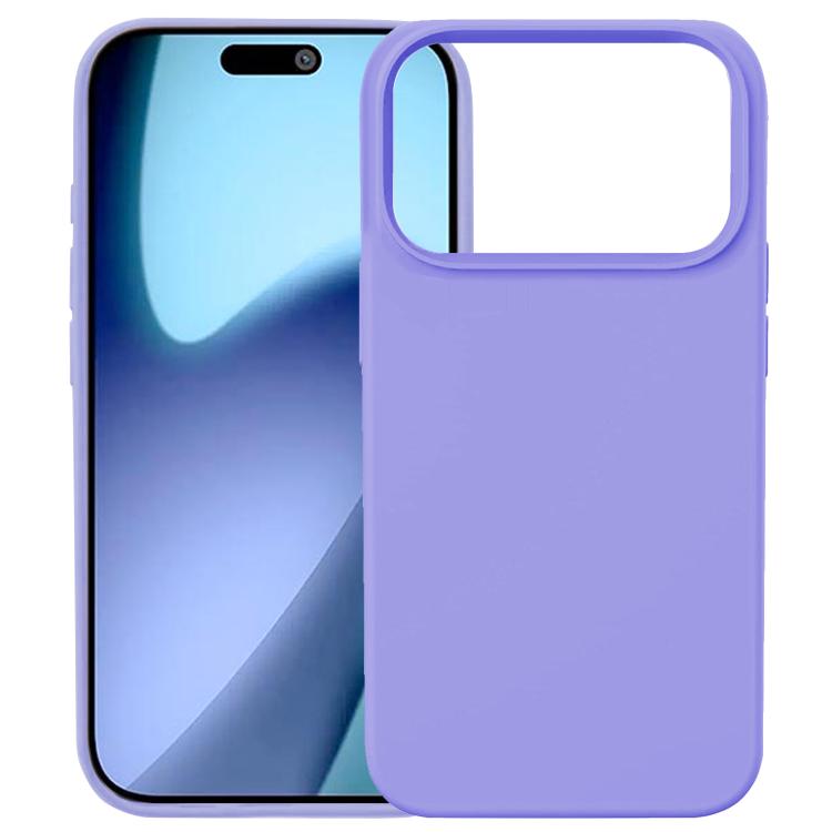 For iPhone 17 Pro Max Kalebol Solid Color Simple All-inclusive Liquid Silicone Phone Case(Purple) by Kalebol