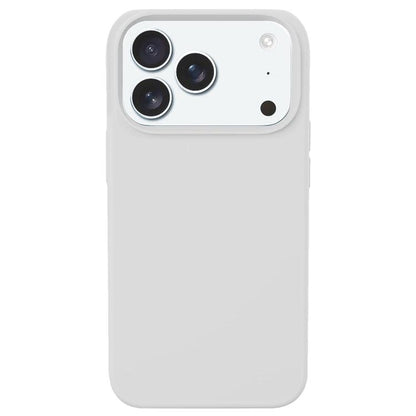 For iPhone 17 Pro Kalebol Solid Color Simple All-inclusive Liquid Silicone Phone Case(White) by Kalebol