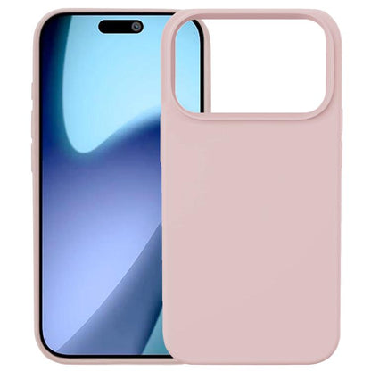 For iPhone 17 Pro Kalebol Solid Color Simple All-inclusive Liquid Silicone Phone Case(Pink) by Kalebol