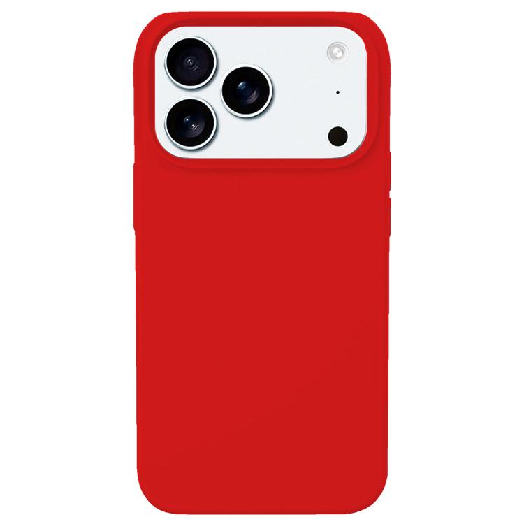 For iPhone 17 Pro Kalebol Solid Color Simple All-inclusive Liquid Silicone Phone Case(Red) by Kalebol