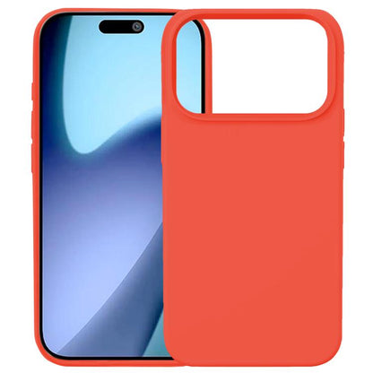 For iPhone 17 Pro Kalebol Solid Color Simple All-inclusive Liquid Silicone Phone Case(Orange) by Kalebol