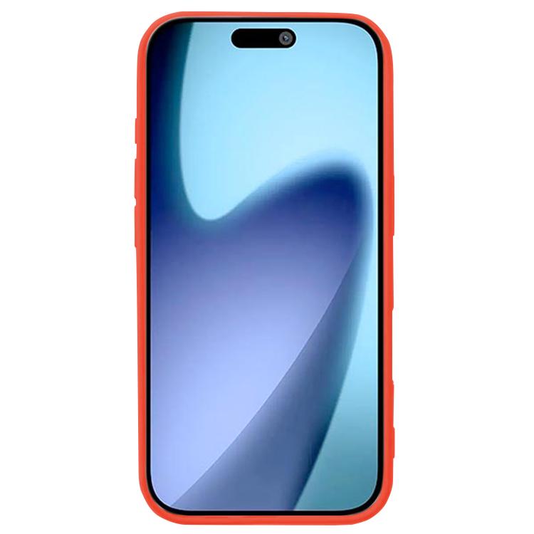 For iPhone 17 Pro Kalebol Solid Color Simple All-inclusive Liquid Silicone Phone Case(Orange) by Kalebol