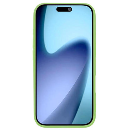 For iPhone 17 Pro Kalebol Solid Color Simple All-inclusive Liquid Silicone Phone Case(Green) by Kalebol