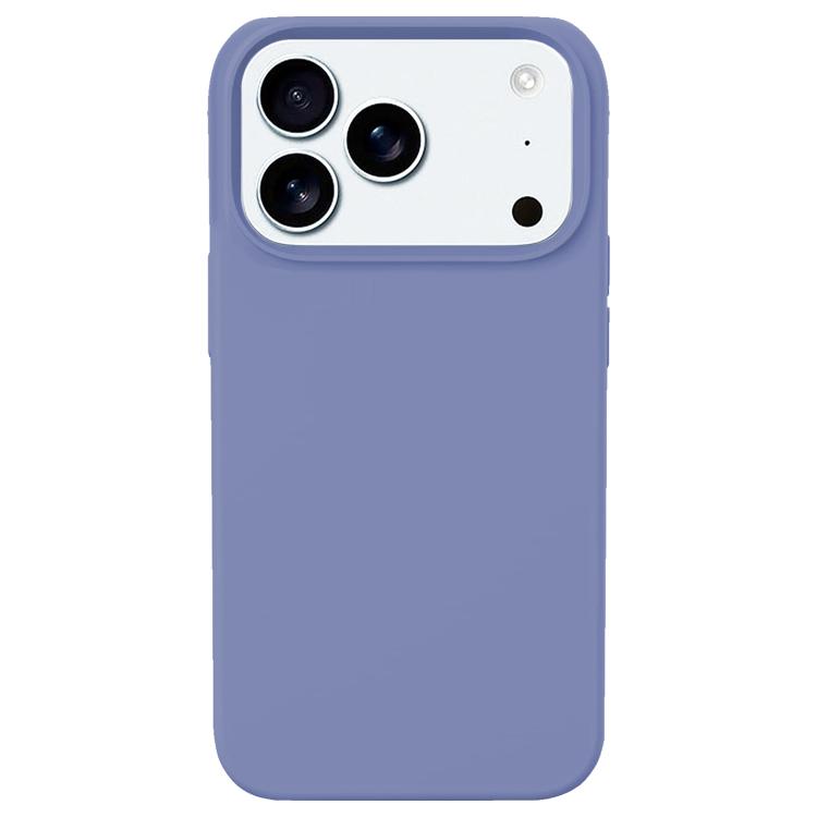 For iPhone 17 Pro Kalebol Solid Color Simple All-inclusive Liquid Silicone Phone Case(Lilac) by Kalebol