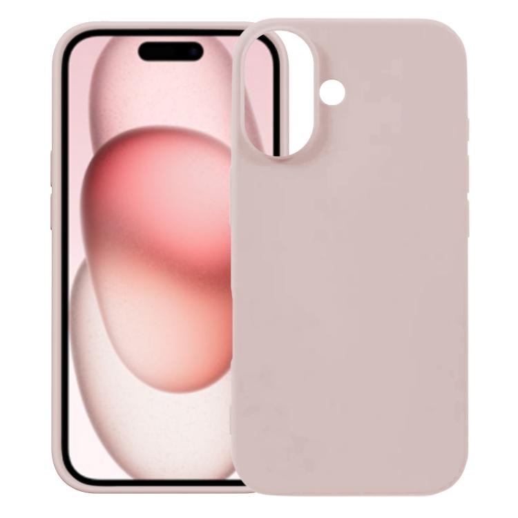 For iPhone 17 Kalebol Solid Color Simple All-inclusive Liquid Silicone Phone Case(Pink) by Kalebol