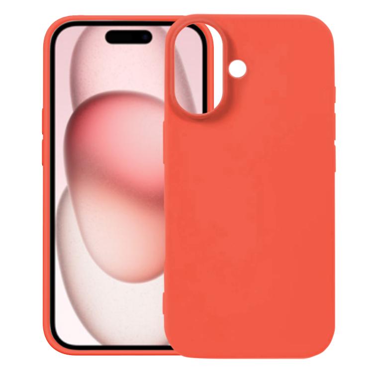 For iPhone 17 Kalebol Solid Color Simple All-inclusive Liquid Silicone Phone Case(Orange) by Kalebol