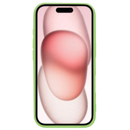 For iPhone 17 Kalebol Solid Color Simple All-inclusive Liquid Silicone Phone Case(Green) by Kalebol