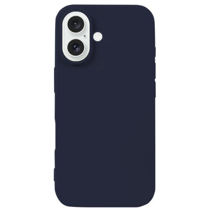 For iPhone 17 Kalebol Solid Color Simple All-inclusive Liquid Silicone Phone Case(Midnight Blue) by Kalebol