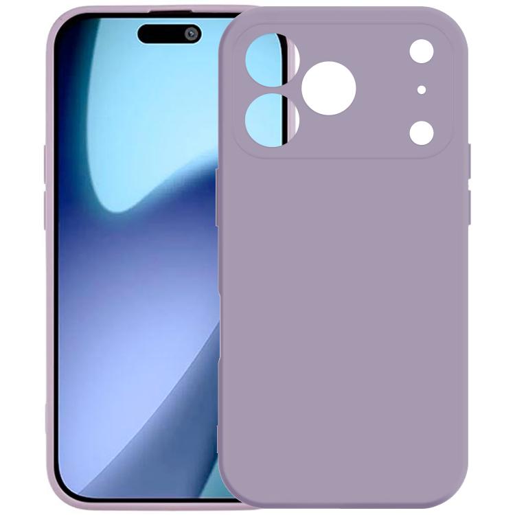 For iPhone 17 Pro Max Kalebol Precise Cutouts Solid Color TPU Phone Case(Grass Purple) by Kalebol