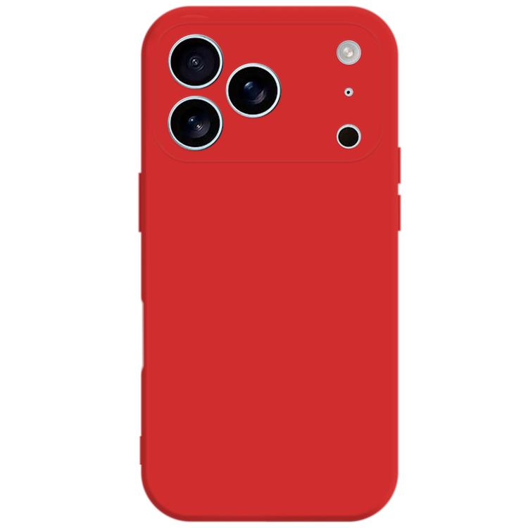 For iPhone 17 Pro Kalebol Precise Cutouts Solid Color TPU Phone Case(Red) by Kalebol