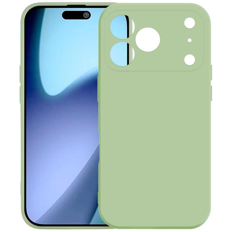 For iPhone 17 Pro Kalebol Precise Cutouts Solid Color TPU Phone Case(Matcha Green) by Kalebol