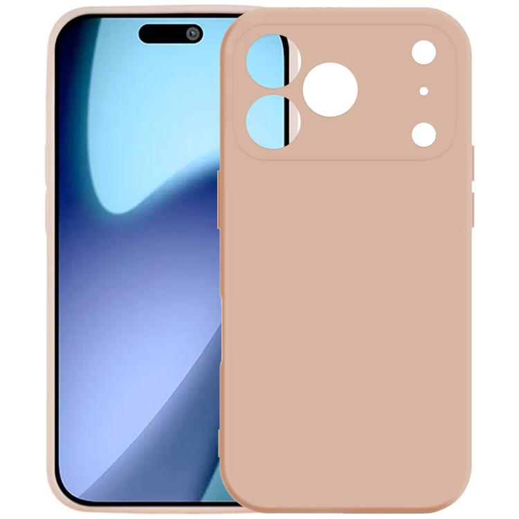 For iPhone 17 Pro Kalebol Precise Cutouts Solid Color TPU Phone Case(Snow Pink) by Kalebol