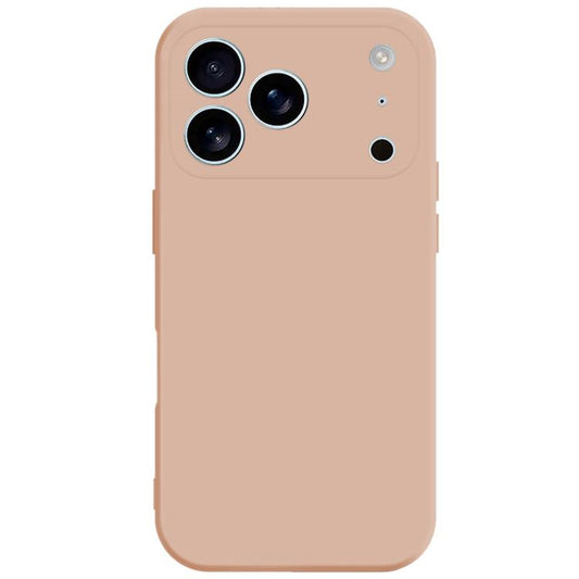 For iPhone 17 Pro Kalebol Precise Cutouts Solid Color TPU Phone Case(Snow Pink) by Kalebol