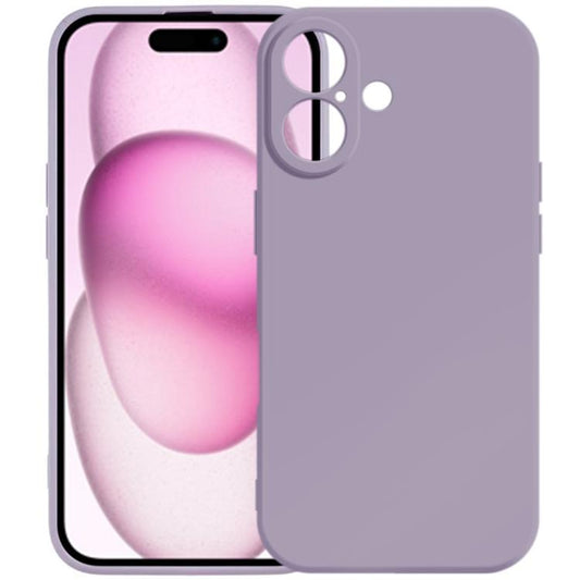 For iPhone 17 Kalebol Precise Cutouts Solid Color TPU Phone Case(Grass Purple) by Kalebol