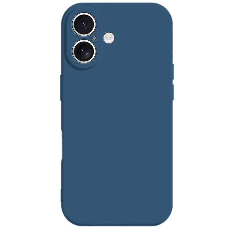 For iPhone 17 Kalebol Precise Cutouts Solid Color TPU Phone Case(Blue) by Kalebol