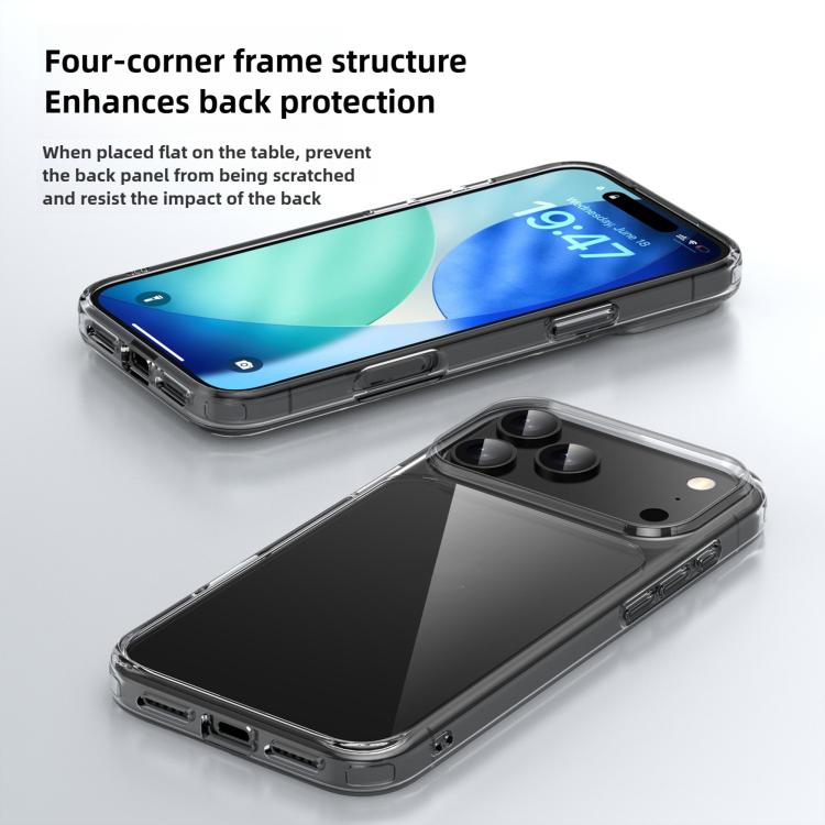 For iPhone Air Kalebol Ice-clear Shockproof Phone Case(Transparent) by Kalebol