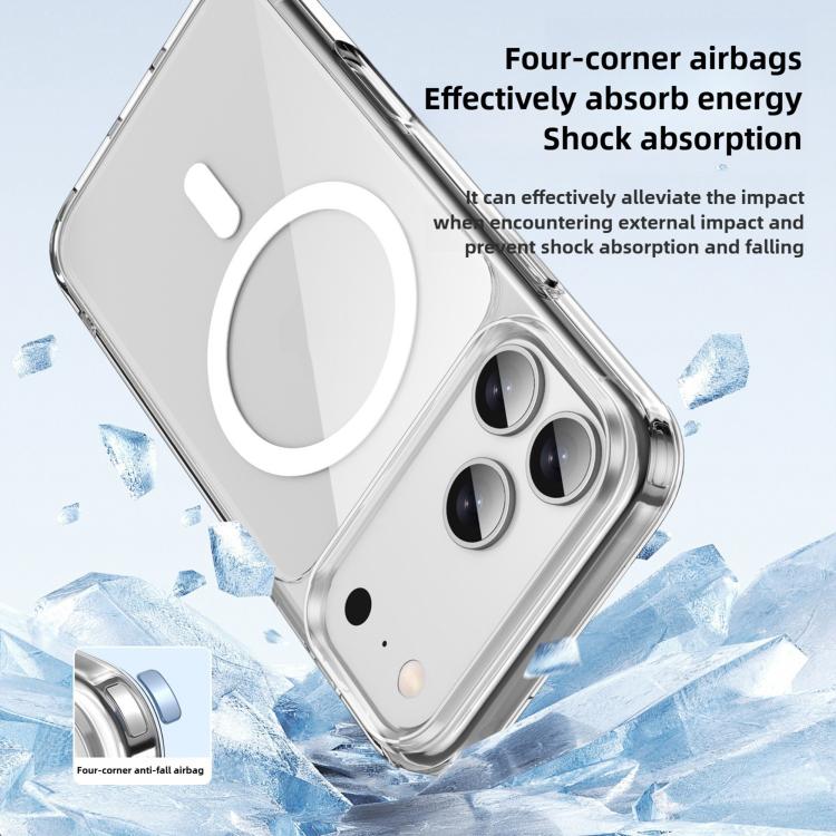 For iPhone Air Kalebol Ice-clear MagSafe Anti-drop Phone Case(Transparent) by Kalebol