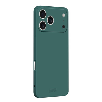 For iPhone 17 Pro Max MOFI Caring Soft Shell Liquid Silicone Skin Feel Phone Case(Dark Green) by MOFI
