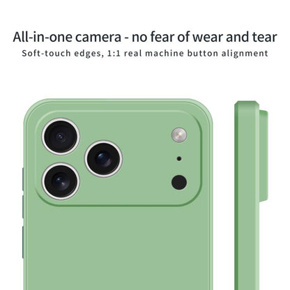 For iPhone 17 Pro Max MOFI Caring Soft Shell Liquid Silicone Skin Feel Phone Case(Dark Green) by MOFI